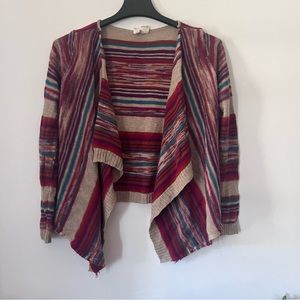 Multi-Colored Sweater Cardigan- Size S